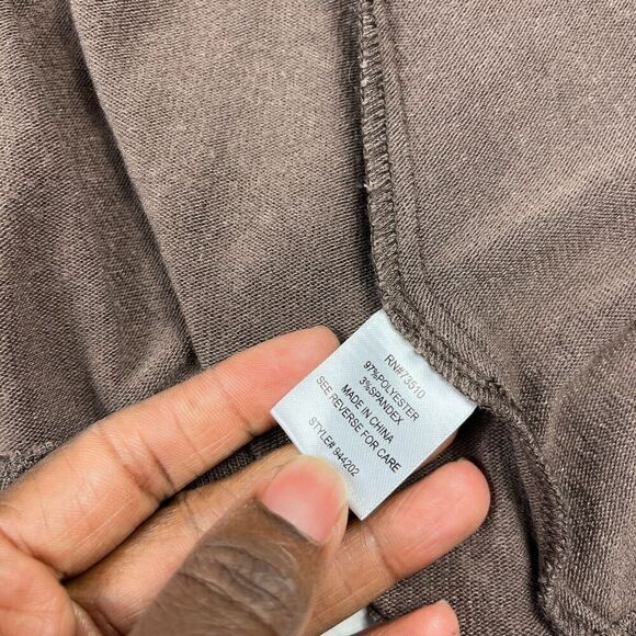 Ivy Jane Embroidered Vest Brown Floral Sleeveless Boho Hippie Sweater SMALL - Picture 8 of 11